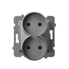 Ospel GP-2UR/m/70 ARIA Dvigubas lizdas, matinės pilkos spalvos GP-2UR/m/70