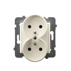 Ospel GP-2URZ/m/27 ARIA Dvigubas lizdas su/be ekru GP-2URZ/m/27