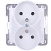 Ospel GP-2YRZ/m/00 IMPRESJA Dvigubas lizdas su/be baltos spalvos GP-2YRZ/m/00