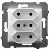 Ospel GP-3U/m/00 ARIA trigubas lizdas EURO, baltas GP-3U/m/00