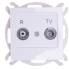 Ospel GPA-10GP/m/00 AS RTV antenos praėjimo lizdas 10dB baltas GPA-10GP/m/00