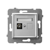 Ospel GPA-1UF/m/18 ARIA F tipo antenos lizdas, vienas, sidabrinis GPA-1UF/m/18