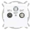 Ospel GPA-G2S/m/00 AS RTV-SAT-SAT antenos lizdas, baltas GPA-G2S/m/00