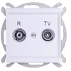 Ospel GPA-RK/m/75 SONATA RTV terminalo lizdas, baltas matinis GPA-RK/m/75