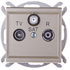 Ospel GPA-RS/m/39 SONATA RTV-SAT antenos lizdas, šampano spalvos aukso spalvos GPA-RS/m/39