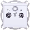 Ospel GPA-RS/m/75 SONATA RTV-SAT lizdas, baltas matinis GPA-RS/m/75