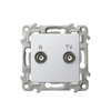 Ospel GPA-ZK/m/00 SZAFIR RTV terminalo lizdas, baltas GPA-ZK/m/00