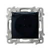 Ospel GPH-1ZZ/m/33/d SZAFIR Lizdas, atsparus purslams, su įžeminimu, IP-44, permatomas dangtelis, juodos spalvos, metalinis GPH-1ZZ/m/33/d