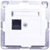 Ospel GPK-1Y/K/m/00 IMPRESJA Vienas kompiuterio lizdas RJ45 kat.5e MMC baltas GPK-1Y/K/m/00