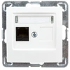 Ospel GPK-1Y/K/m/27 IMPRESJA Vienas kompiuterio lizdas RJ45 kat.5e MMC ecru GPK-1Y/K/m/27