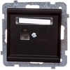 Ospel GPT-1R/m/33 SONATA Viengubas telefono lizdas RJ11, metalinis juodas GPT-1R/m/33