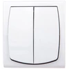 Ospel ŁNH-2N/00 MADERA Hermetiškas sietyninis jungiklis IP44 balta ŁNH-2N/00