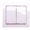 Ospel ŁP-10W/00 KIER Dvigubas laiptų jungiklis baltas ŁP-10W/00