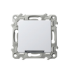 Ospel ŁP-1ZS/m/00 SZAFIR Vienpolis jungiklis su baltu apšvietimu, baltas ŁP-1ZS/m/00