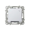 Ospel ŁP-3ZS/m/00 SZAFIR Laiptų jungiklis su baltu foniniu apšvietimu baltas ŁP-3ZS/m/00