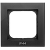 Ospel RH-1R/33 SONATA Viengubas rėmelis IP44 jungikliams, metalinės juodos spalvos RH-1R/33