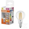 LED lemputė OSRAM Filament, E14, P60, burbuliukas, 5,5W, 2700K, 806lm, non-dim,skaidri