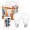 LED lemputės OSRAM, A60, E27, 9 W, 806 lm, RGBW, 2 vnt.
