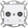 Panasonic 90963621 Karre TV-radijo lizdas, baltas / 90963621