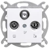 Panasonic Viko KARRE RTV / SAT antenA lizdai galutinis balta (90963641)