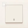 Panasonic Karre potinkinis perjungiklis 1 klavišo, baltas, 10A, 250V (90963604)