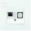 Panasonic GN.1-KR.RJ45 CAT.5E KARRE Baltas