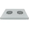 Alantec Stogo ventiliacijos skydas, 2 ventiliatoriai, 600x600 spintoms, pilkos spalvos (SA-FR-2-600-600-S)