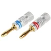 BAN-PLUG-HQ BANANA PLUG PAIR RAUDONA + MĖLYNA VITALCO