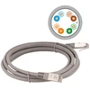Patch-cord F/UTP kat.5e PVC 7.0m pilka ALANTEC