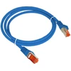 Patch-cord S/FTP kat.6A LSOH 1.0m mėlyna ALANTEC