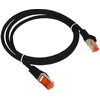Patch-cord S/FTP kat.6A LSOH 2.0m juoda ALANTEC