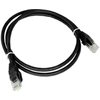 Alantec KKU5CZA1 networking cable Juodas 0.25 m Cat5e U/UTP (UTP)