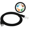 A Lan Technologie Alantec A-LAN KKU5CZA0.5 networking cable Juodas 0.5 m Cat5e U/UTP (UTP)