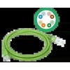 Patch-cord U/UTP kat.5e PVC 3.0m žalia ALANTEC
