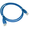 Patch-cord U/UTP kat.6 PVC 0.5m mėlyna ALANTEC
