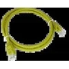 Patch-cord U/UTP kat.6 PVC 5.0m geltona ALANTEC