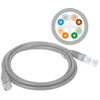 Patch-cord U/UTP kat.6 PVC 7.0m pilka ALANTEC