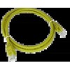 Patch-cord U/UTP kat.6A LSOH 0.5m geltona ALANTEC