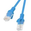 PATCHCORD KAT.6 UTP 0.5M Mėlynas FLUKE PASSED LANBERG 10-PACK