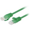 Fluke Passed Lanberg patchcord cat.6 UTP 1m žalias 10 pak