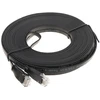UNITEK C1813GBK eterneto kabelis FLAT UTP Ethernet Cat.6 10m