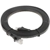UNITEK C1811GBK Ethernet kabeliai FLAT UTP Ethernet Cat.6 3m