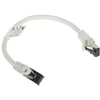 LANBERG patchcord kat.8.1 S/FTP LSZH CU 0.25m pilkas