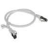 LANBERG patchcord cat.8.1 S/FTP LSZH CU 0.5m pilkas
