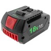 Akumuliatorius Li-Ion 18V 5Ah skirtas Bosch GBA180LED GSR 185-LI GSB 18V-65 PATONA