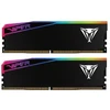 Patriot Viper Gaming RGB Elite 5 Ultra DDR5-6400 RAM, CL 32, AMD EXPO, Intel XMP 3.0 – 2x 24GB, juodas