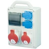 Pawbol R- BOX 240R 4S 1x32A / 5P 1x16A / 5P 2x250V, tuščias IP44 langas (B.1701R)