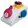 Pawbol Fiksuotosios grandinės pertraukiklis R- BOX KOMAPKT 1x32A / 5P 1x250V, išjungtas 0 / 1 (B.32501)