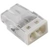 Pawbol E.4180T Greito prijungimo jungtis 2,5 mm2, 2 kontaktai, balta, E.4180T /100 vnt./