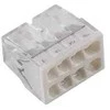 Pawbol E.4184T Greito prijungimo jungtis 2,5 mm2, 8 kontaktų, balta, E.4184T /50 vnt./
